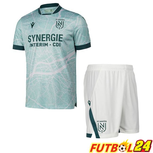 Camisetas De Futbol FC Nantes Ninos Segunda Verde 2025/2026