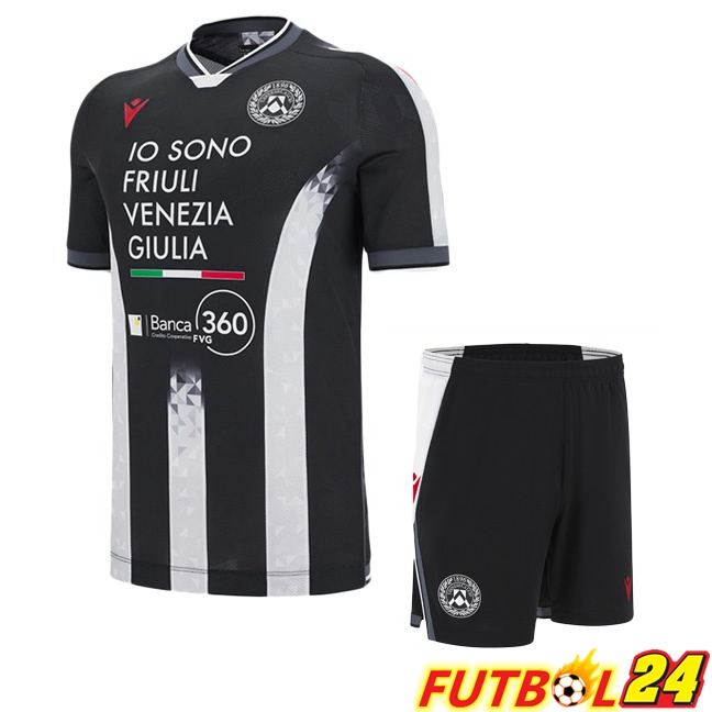Camisetas De Futbol Udinese Calcio Ninos Primera Negro 2025/2026