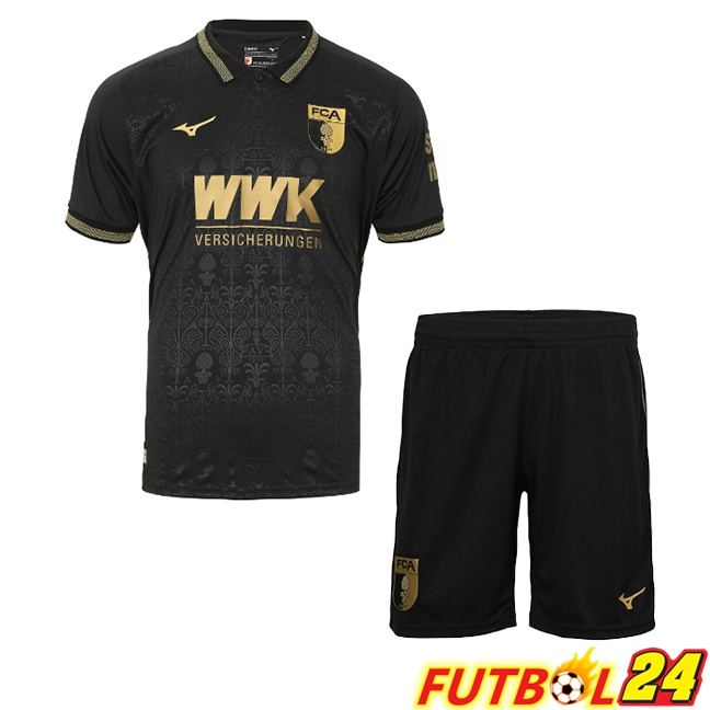 Camisetas De Futbol FC Augsburg Ninos Tercera Negro 2025/2026