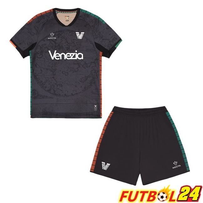 Camisetas De Futbol Venise FC Ninos Primera Negro 2025/2026