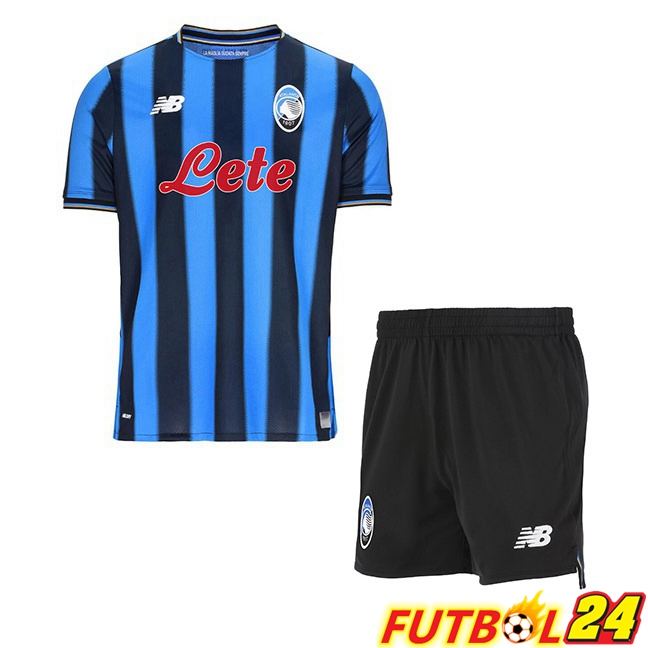 Camisetas De Futbol Atalanta Ninos Primera Azul Negro 2025/2026
