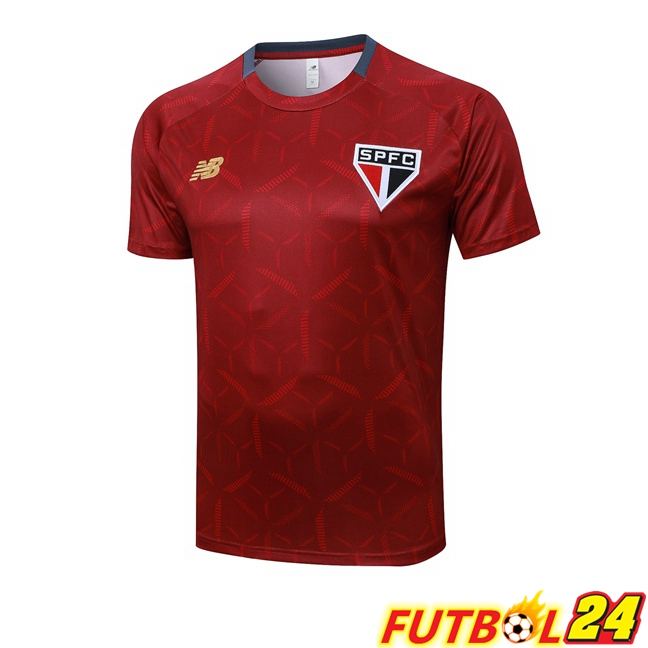 Camiseta Entrenamiento Sao Paulo FC Rojo 2025/2026