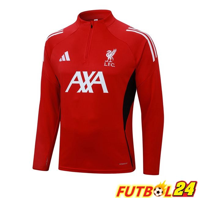 Sudadera De Entrenamiento FC Liverpool Rojo 2025/2026