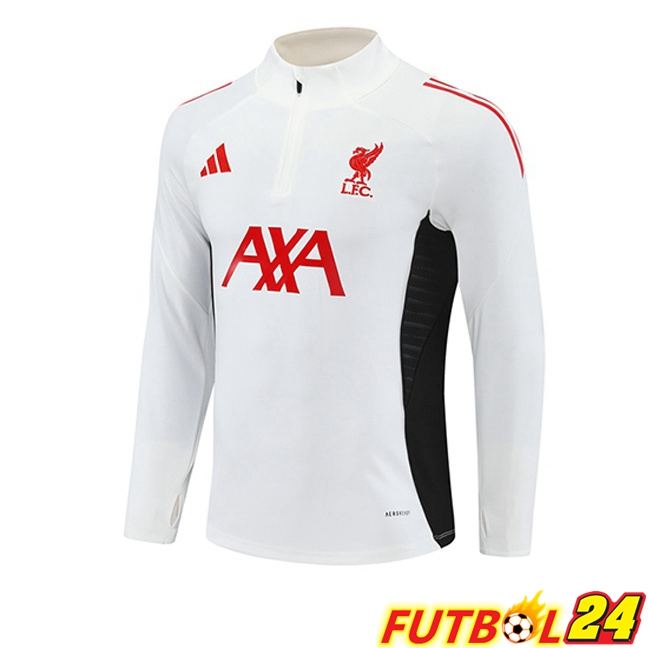 Sudadera De Entrenamiento FC Liverpool Blanco 2025/2026