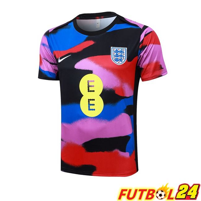 Camiseta Entrenamiento Inglaterra Azul Rojo Negro 2025/2026