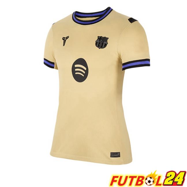 Camisetas De Futbol FC Barcelona Mujer Segunda Amarillo 2025/2026