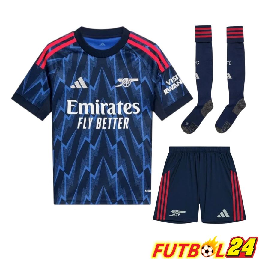 Camisetas De Futbol Arsenal Segunda (Cortos + Calcetines) 2025/2026