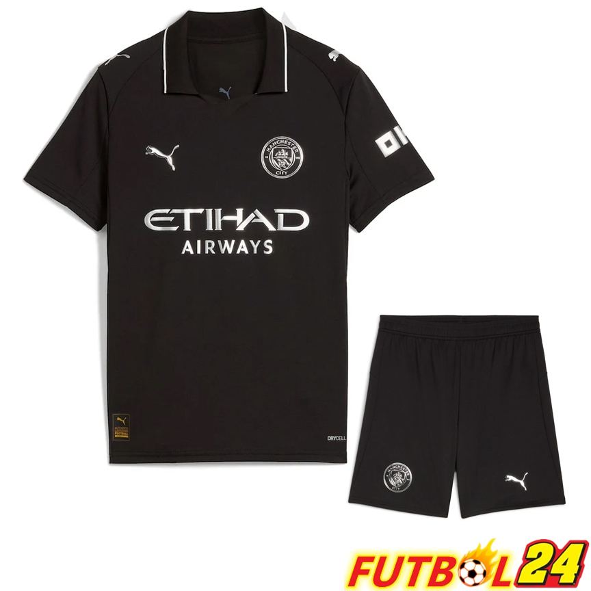 Camisetas De Futbol Manchester City Segunda + Cortos 2025/2026