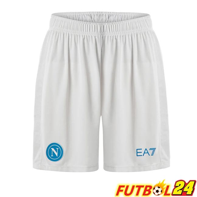 Cortos de Futbol SSC Napoli Primera Blanco 2025/2026