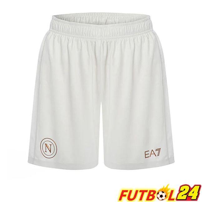 Cortos de Futbol SSC Napoli Segunda Blanco 2025/2026