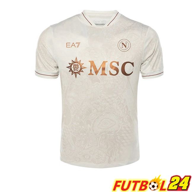 Camisetas De Futbol SSC Napoli Segunda Blanco 2025/2026