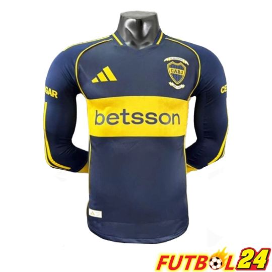Camisetas De Futbol Boca Juniors Primera Manga Larga 2025/2026