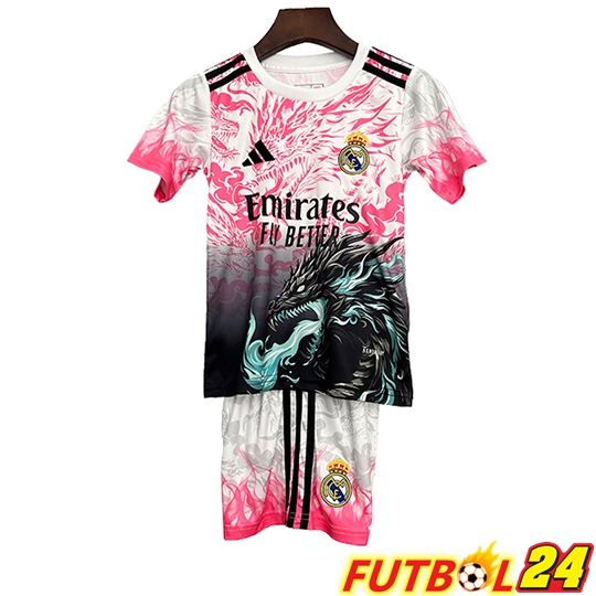 Camisetas De Futbol Real Madrid Ninos Edición Especial Rosado 2025/2026