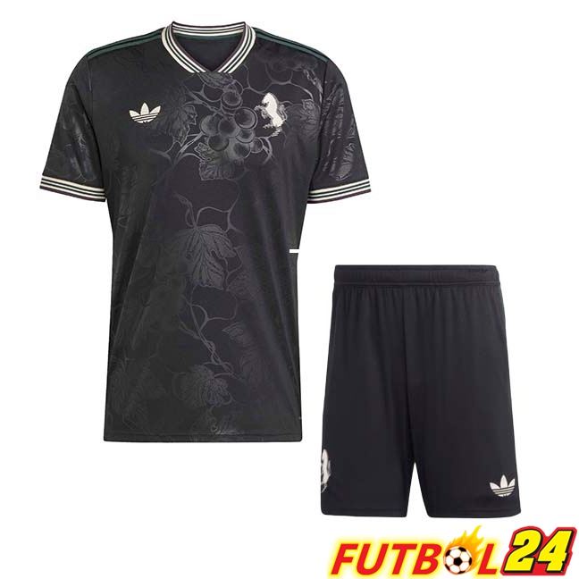 Camisetas De Futbol Juventus Ninos Tercera Negro 2025/2026