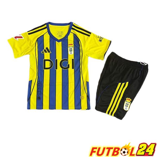Camisetas De Futbol Real Oviedo Ninos Segunda Amarillo 2025/2026
