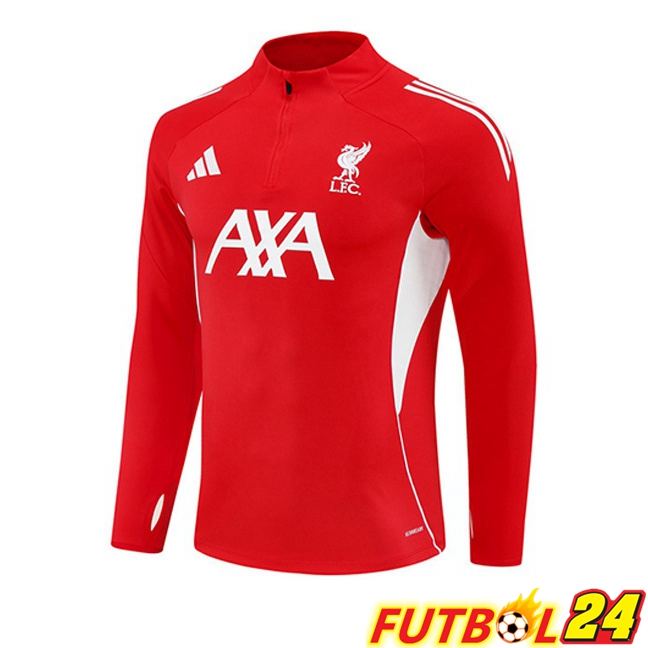 Sudadera De Entrenamiento FC Liverpool Rojo 2025/2026