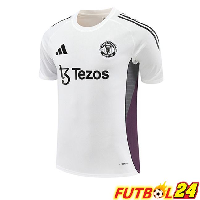 Camiseta Entrenamiento Manchester United Blanco 2025/2026