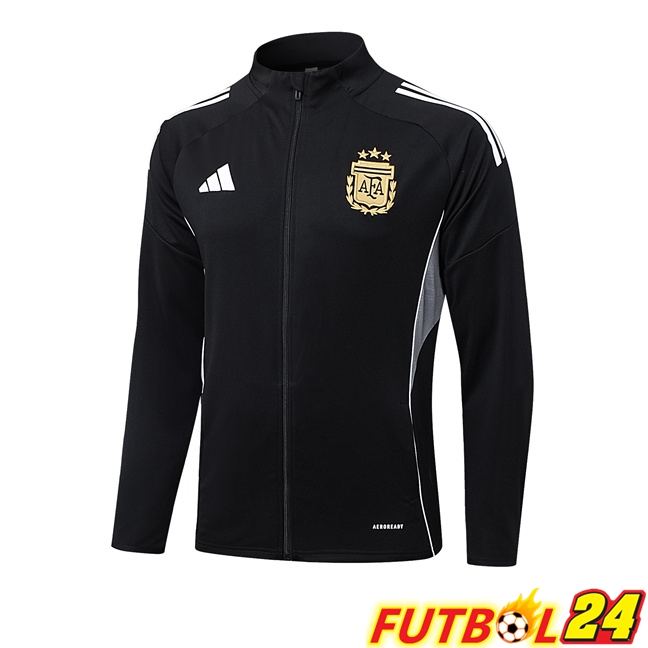 Chaquetas Futbol Argentina Negro 2025/2026