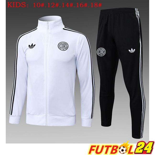 Chandal Equipos De Futbol - Chaqueta Alemania Ninos Blanco 2025/2026