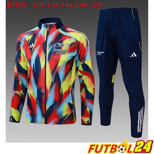 Chandal Equipos De Futbol - Chaqueta Arsenal Ninos Rojo Azul 2025/2026