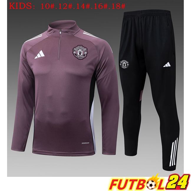 Chandal Equipos De Futbol Manchester United Ninos Púrpura 2025/2026