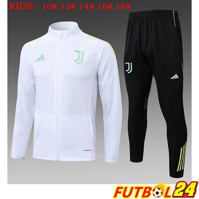 Chandal Equipos De Futbol - Chaqueta Juventus Ninos Blanco 2025/2026