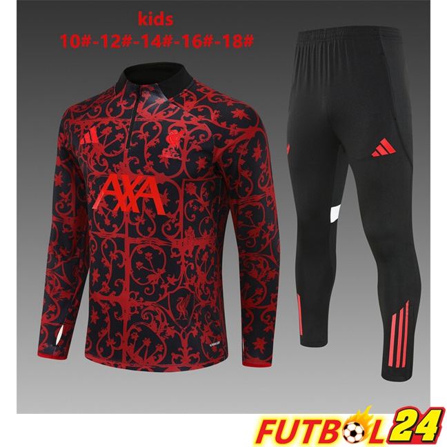 Chandal Equipos De Futbol FC Liverpool Ninos Rojo Negro 2025/2026
