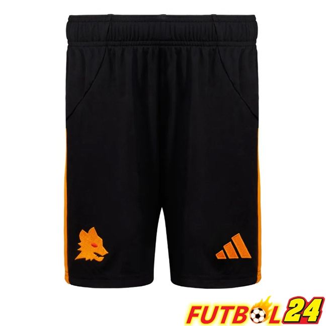 Cortos de Futbol AS Roma Segunda Negro 2025/2026