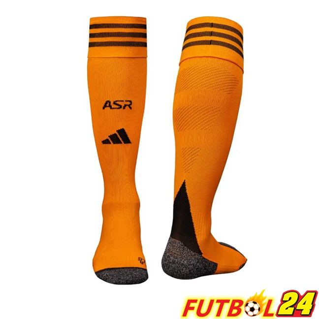 Calcetines De Futbol AS Roma Segunda Amarillo 2025/2026