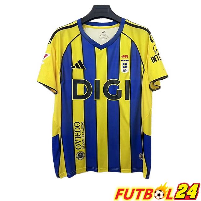 Camisetas De Futbol Real Oviedo Segunda Amarillo 2025/2026