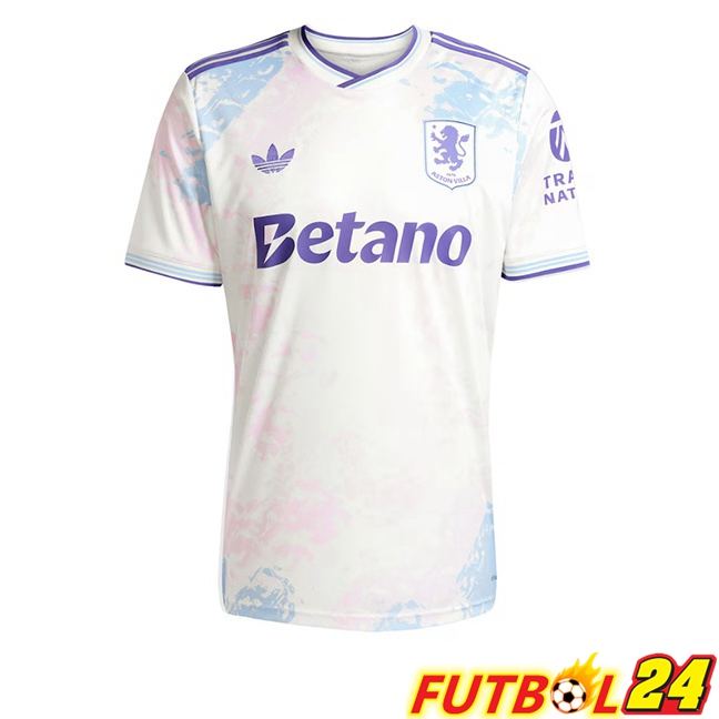 Camisetas De Futbol Aston Villa Tercera Blanco 2025/2026