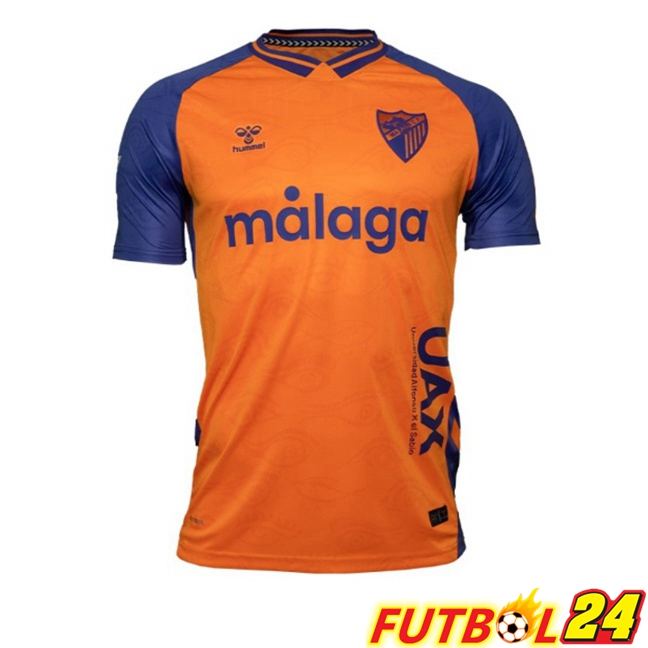 Camisetas De Futbol Malaga Tercera Naranja 2025/2026