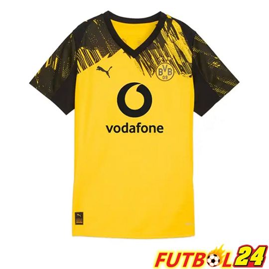 Camisetas De Futbol Dortmund Mujer Primera 2025/2026