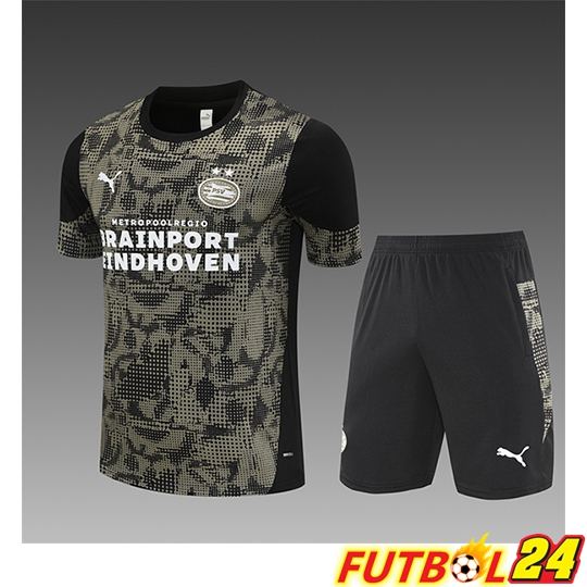 Camiseta Entrenamiento PSV Eindhoven Ninos Brun/Negro 2025/2026