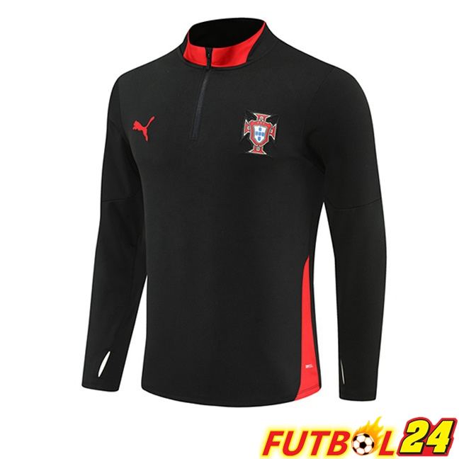 Sudadera De Entrenamiento Portugal Negro 2025/2026