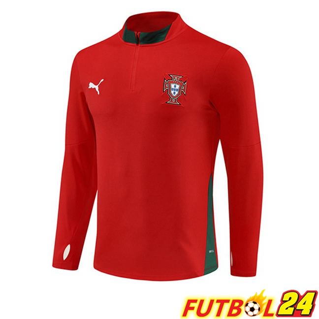 Sudadera De Entrenamiento Portugal Rojo 2025/2026