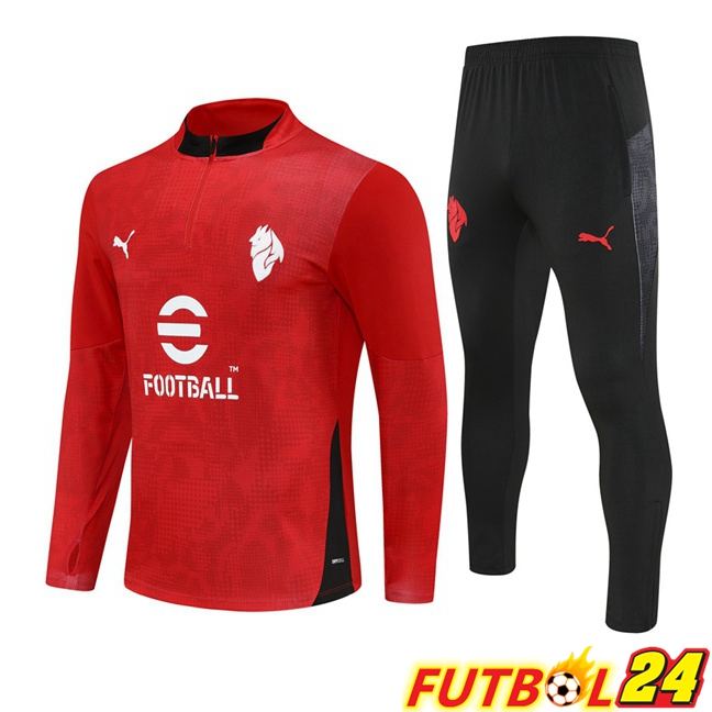 Chandal Equipos De Futbol AC Milan Rojo 2025/2026