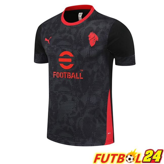 Camiseta Entrenamiento AC Milan Negro 2025/2026