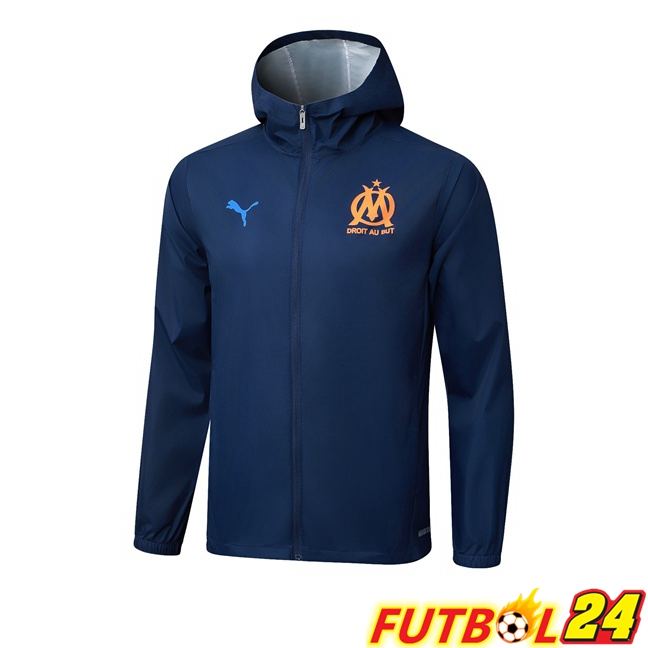 Rompevientos Marsella OM Azul Real 2025/2026