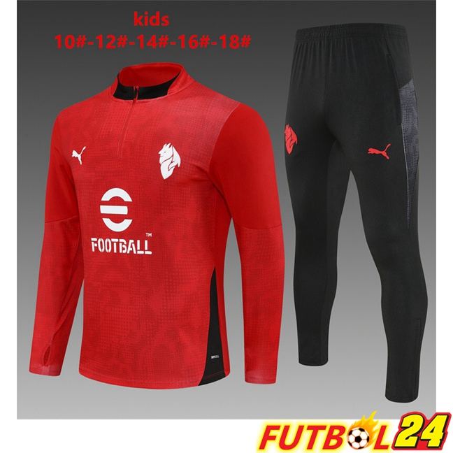 Chandal Equipos De Futbol AC Milan Ninos Rojo 2025/2026