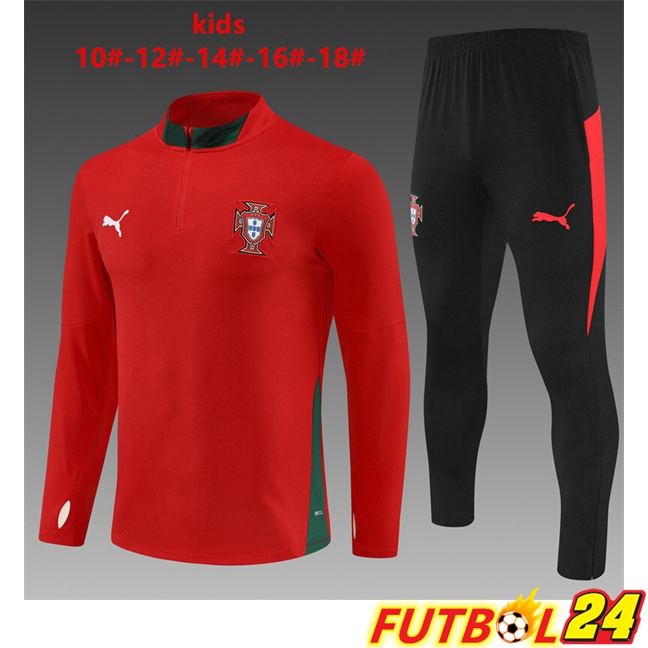 Chandal Equipos De Futbol Portugal Ninos Rojo 2025/2026