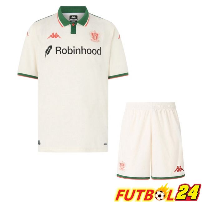 Camisetas De Futbol OGC Nice Ninos Segunda Blanco 2025/2026