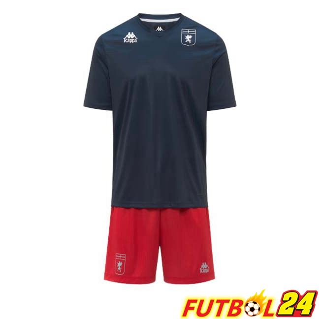 Camisetas De Futbol Genoa CFC Ninos Tercera Azul Real 2025/2026