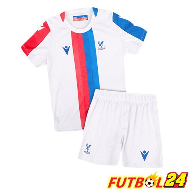 Camisetas De Futbol Crystal Palace Ninos Segunda Blanco 2025/2026