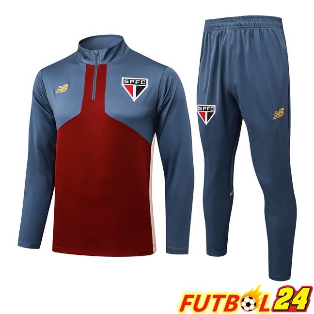 Chandal Equipos De Futbol Sao Paulo FC Rojo Gris 2025/2026