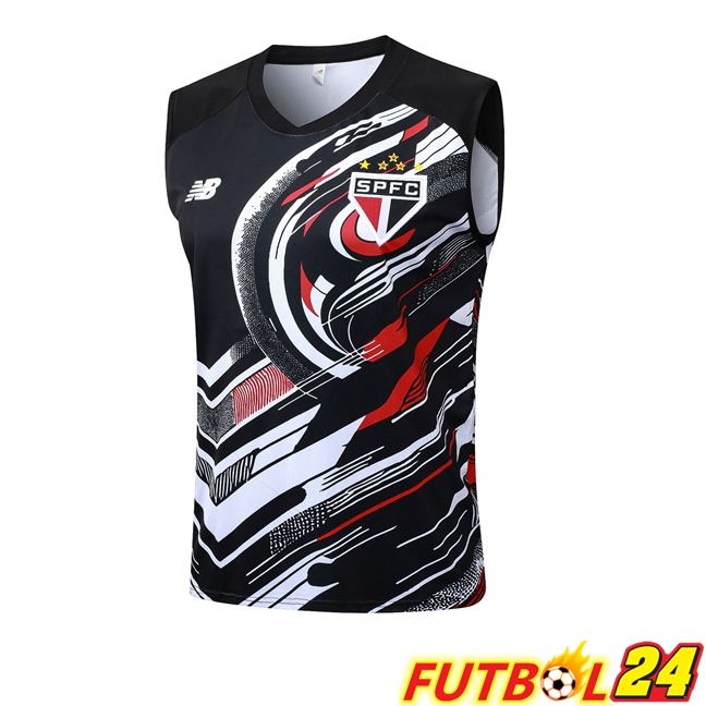 Chalecos De Futbol Sao Paulo FC Negro 2025/2026