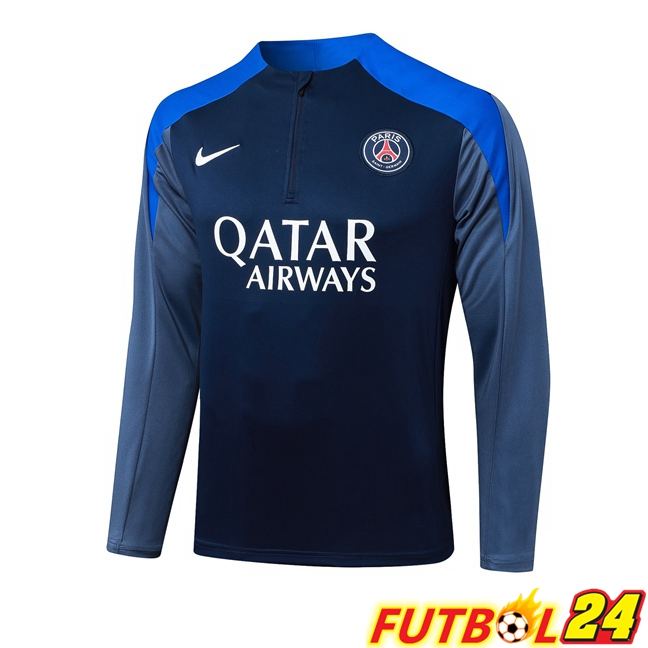 Sudadera De Entrenamiento Paris PSG Azul Real 2025/2026