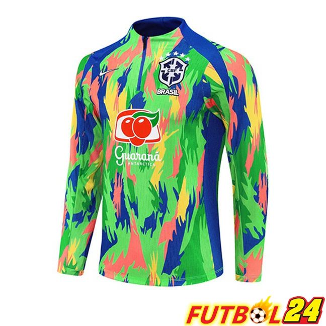 Sudadera De Entrenamiento Brasil Verde 2025/2026