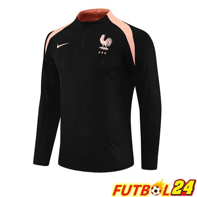 Sudadera De Entrenamiento Francia Negro 2025/2026