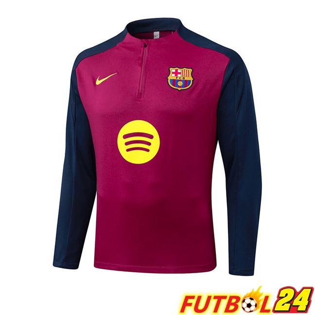 Sudadera De Entrenamiento FC Barcelona Rojo Azul Real 2025/2026